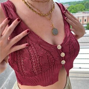 Free People The Vest of Us Size Small Vest